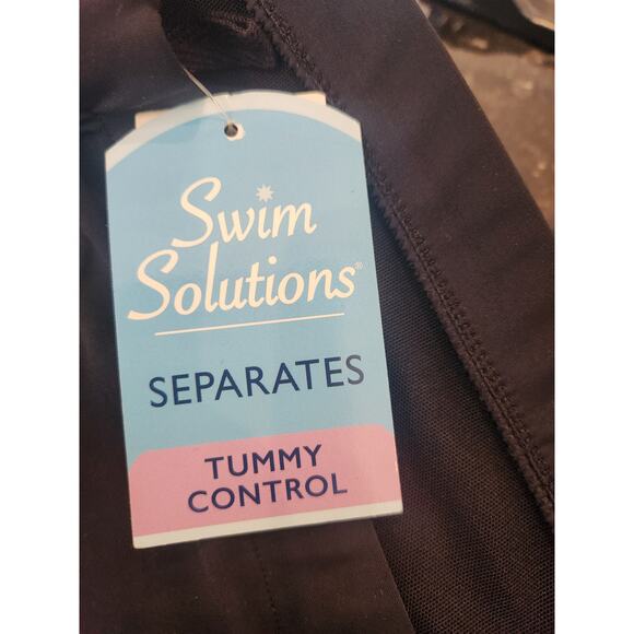 NWT Swim Solutions Tummy Control High Waisted Bikini Bottom 14 - Picture 4 of 4